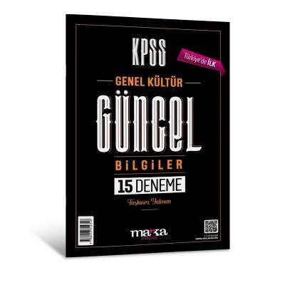 Marka Yayınları KPSS Genel Kültür Güncel Bilgiler 15 Deneme