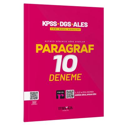 Marka Yayınları 2025 KPSS Paragraf Yeni Nesil 10 Deneme