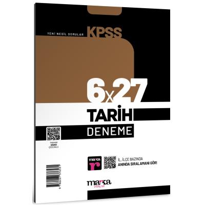 Marka Yayınları 2025 Kpss Tarih 6X27 Deneme Tamamı Video Çözümlü