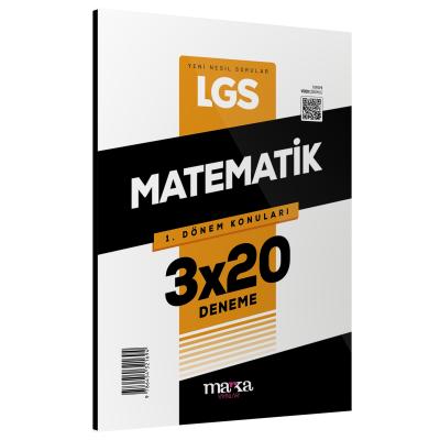 Marka Yayınları 2025 Lgs 8. Sınıf 1.Dönem Konuları Matematik 3 Deneme