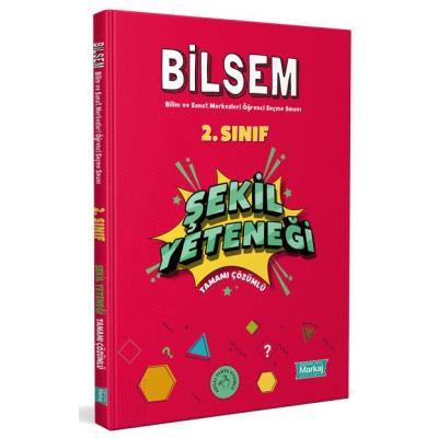 Markaj Yayınları 2. Sınıf Bilsem Hazırlık Şekil Yeteneği Tamamı Çözümlü