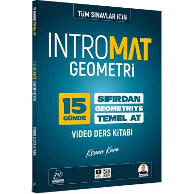 Mert Hoca Yayınları Kenan Kara 15 Günde İntroMat Geometri Video Ders Kitabı