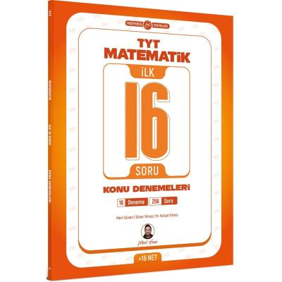 Mert Hoca Yayınları TYT Matematik İlk 16 Soru Konu Denemeleri