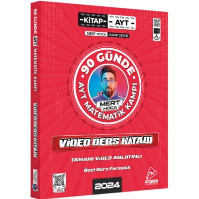 Mert Hoca Yayınları 2024 90 Günde Ayt Matematik Kampı Video Ders Kitabı 