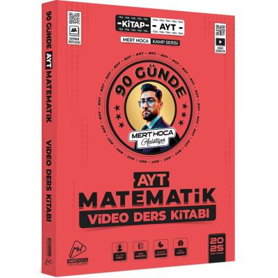 Mert Hoca Yayınları 2025 90 Günde AYT Matematik Kampı Video Ders Kitabı