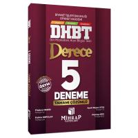 Mihrap Yayınları DHBT Derece 5 Deneme Çözümlü