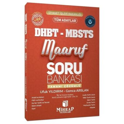 Mihrap Yayınları DHBT MBSTS Maaruf Soru Bankası Çözümlü