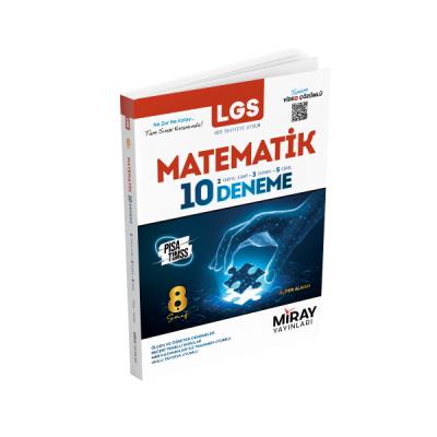 Miray Yayınları LGS 8. Sınıf Matematik 10 Deneme