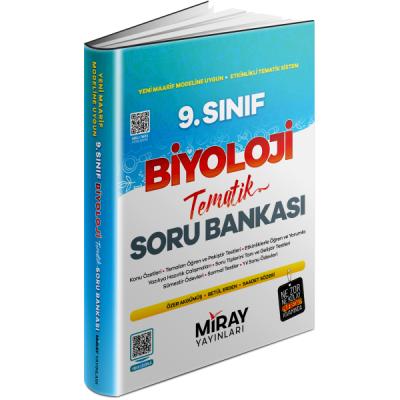 Miray Yayınları 9. Sınıf 2025 Biyoloji Tematik Konu Özetli Soru Bankası