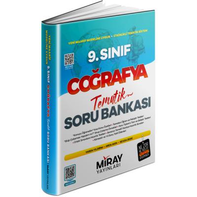 Miray Yayınları 9. Sınıf 2025 Coğrafya Tematik Konu Özetli Soru Bankası