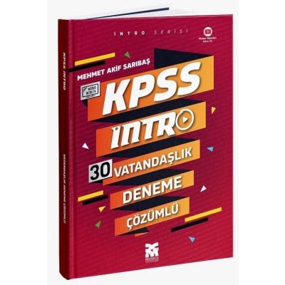 Modus Yayınları KPSS Vatandaşlık İntro 30 Deneme - Mehmet Akif Sarıbaş