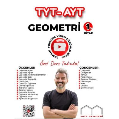 Moz Akademi TYT AYT Geometri 1. Kitap Tamamı Çözümlü Soru Bankası
