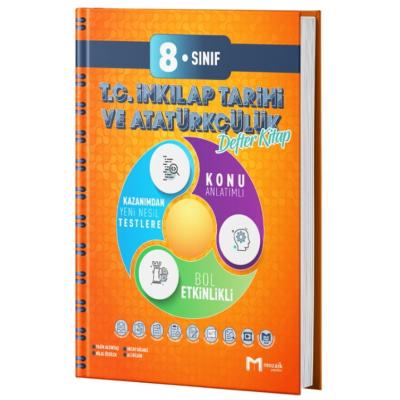 Mozaik Yayınları LGS 8. Sınıf T.C. İnkılap Tarihi ve Atatürkçülük Defter Kitap
