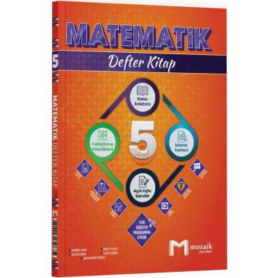 Mozaik Yayınları 5. Sınıf Matematik Defter Kitap