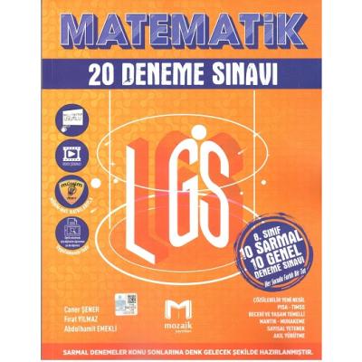 Mozaik Yayınları 8. Sınıf Lgs Matematik 20 Deneme Sınavı