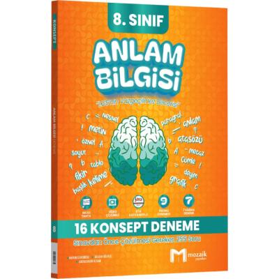 Mozaik Yayınları LGS 8. Sınıf Anlam Bilgisi 16 lı Konsept Deneme