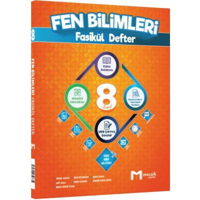 Mozaik Yayınları LGS 8. Sınıf Fen Bilimleri Fasikül Defter