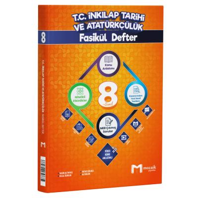 Mozaik Yayınları LGS 8. Sınıf İnkılap Tarihi ve Atatürkçülük Fasikül Defter
