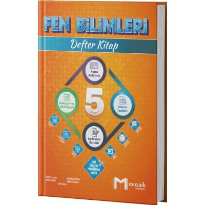 Mozaik Yayınları 5. Sınıf 2025 Fen Bilimleri Defter Kitap