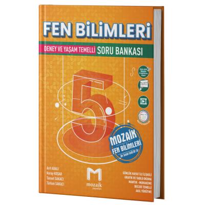 Mozaik Yayınları 5. Sınıf 2025 Fen Bilimleri Soru Bankası