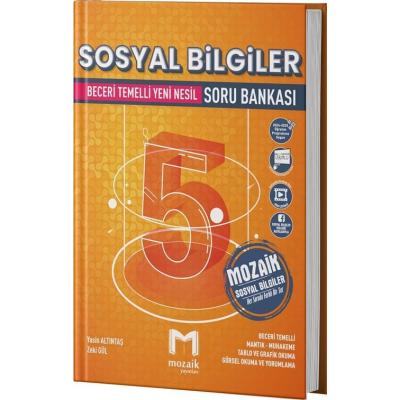 Mozaik Yayınları 5. Sınıf 2025 Sosyal Bilgiler Soru Bankası