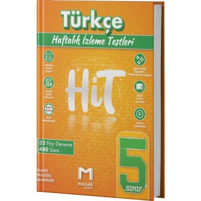 Mozaik Yayınları 5. Sınıf 2025 Türkçe HİT 32 Deneme