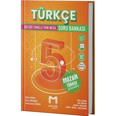 Mozaik Yayınları 5. Sınıf 2025 Türkçe Soru Bankası