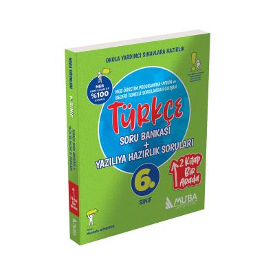 Muba Yayınları 6. Sınıf Türkçe Soru Bankası Yazılıya Hazırlık Soruları