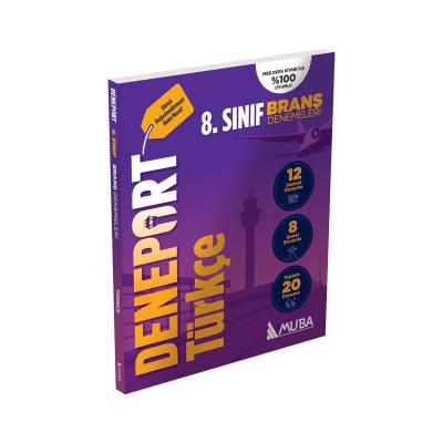 Muba Yayınları LGS 8. Sınıf Deneport Türkçe Branş Denemesi