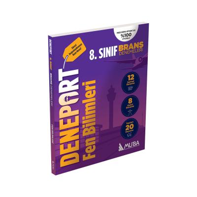 Muba Yayınları LGS 8. Sınıf Deneport Fen Bilimleri Branş Denemesi