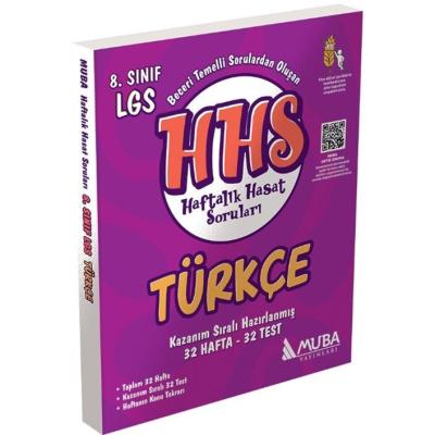 Muba Yayınları LGS 8. Sınıf Türkçe Haftalık Hasat Soruları