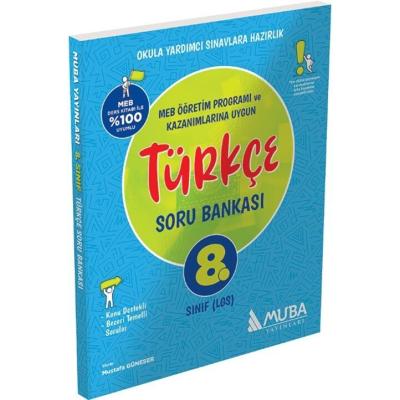 Muba Yayınları LGS 8. Sınıf Türkçe Soru Bankası