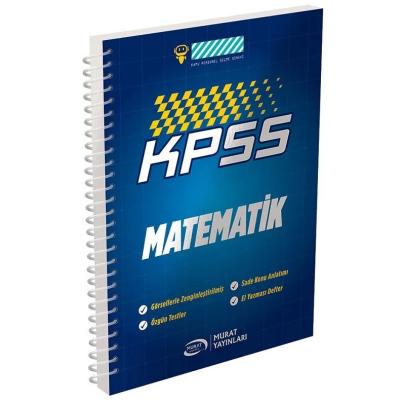 Murat Yayınları KPSS Matematik Defteri 