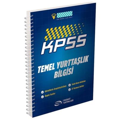 Murat Yayınları KPSS Temel Yurttaşlık Bilgisi Vatandaşlık Defteri