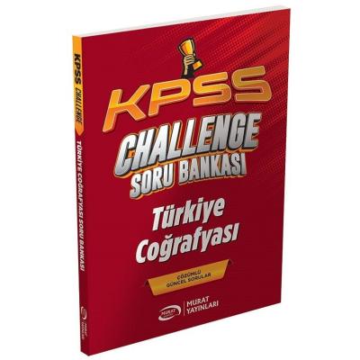 Murat Yayınları KPSS Türkiye Coğrafyası CHALLENGE Soru Bankası Çözümlü