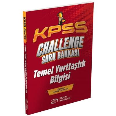 Murat Yayınları KPSS Temel Yurttaşlık Bilgisi Vatandaşlık CHALLENGE Soru Bankası Çözümlü