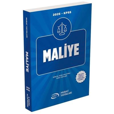 Murat Yayınları 2026 KPSS A Grubu Maliye Konu Anlatımlı