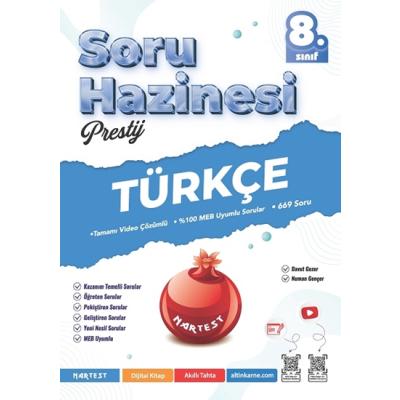 Nartest Yayınları LGS 8. Sınıf Türkçe Soru Hazinesi