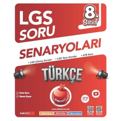 Nartest Yayınları LGS 8. Sınıf  Türkçe Soru Senaryoları