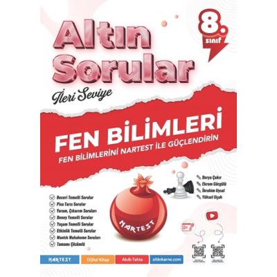 Nartest Yayınları LGS 8. Sınıf Altın Sorular Fen Bilimleri