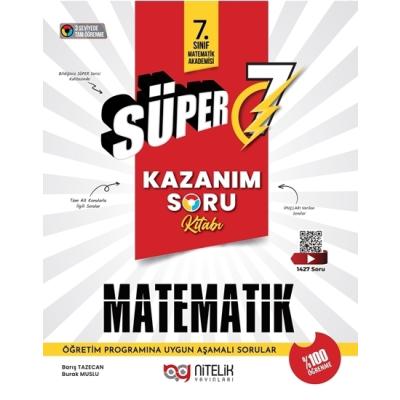 Nitelik Yayınları 7. Sınıf Matematik Süper Yeni Nesil Soru Kitabı