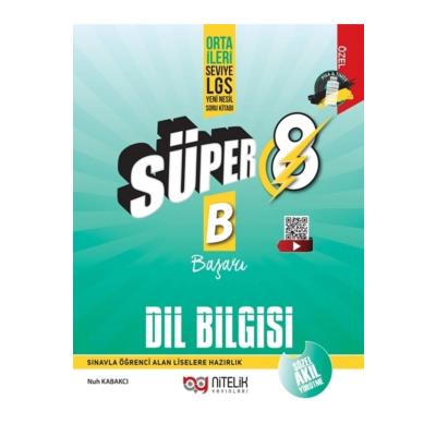 Nitelik Yayınları Lgs 8. Sınıf Dil Bilgisi Süper Yeni Nesil Soru Kitabı