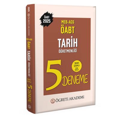 Öğreti Akademi 2025 MEB AGS ÖABT Tarih Öğretmenliği Tamamı Çözümlü 5 Deneme