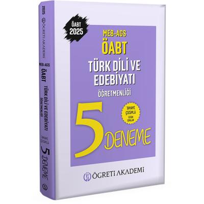 Öğreti Akademi 2025 MEB AGS ÖABT Türk Dili ve Edebiyatı Öğretmenliği Tamamı Çözümlü 5 Deneme