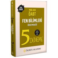 Öğreti Akademi 2025 MEB AGS ÖABT Fen Bilimleri Öğretmenliği Tamamı Çözümlü 5 Deneme