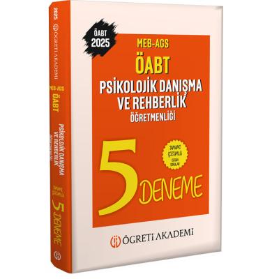 Öğreti Akademi 2025 MEB AGS ÖABT Psikolojik Danışma ve Rehberlik Öğretmenliği Tamamı Çözümlü 5 Deneme