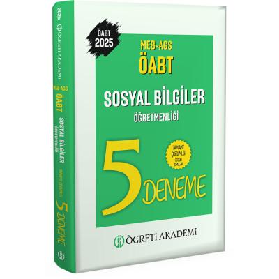 Öğreti Akademi 2025 MEB AGS ÖABT Sosyal Bilgiler Öğretmenliği Tamamı Çözümlü 5 Deneme