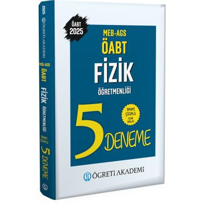 Öğreti Akademi 2025 MEB AGS ÖABT Fizik Öğretmenliği Tamamı Çözümlü 5 Deneme