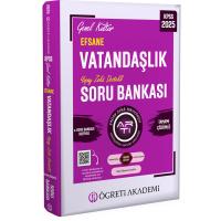 Öğreti Akademi 2025 KPSS Genel Kültür Efsane Vatandaşlık Tamamı Çözümlü Soru Bankası