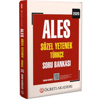 Öğreti Akademi 2026 ALES Sözel Yetenek Türkçe Tamamı Çözümlü Soru Bankası